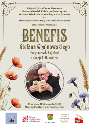 Zaproszenie na Benefis Stefana Chojnowskiego